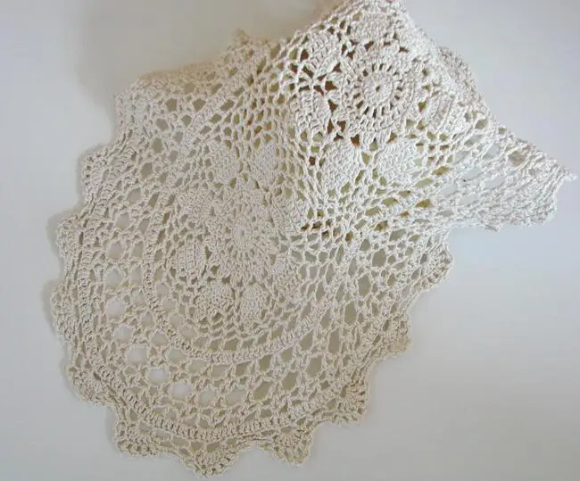 Современные кружевные овальные Хлопковые вязаные коврики чашка чайная кофейная