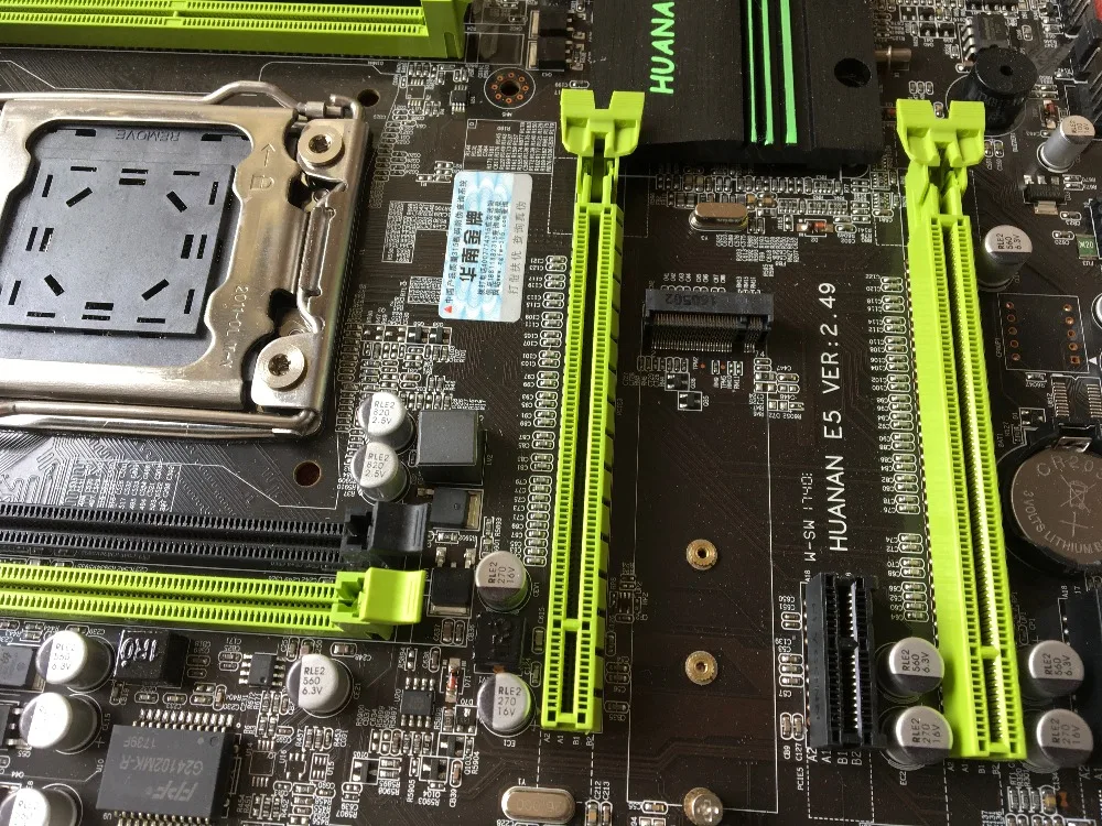 Материнская плата huanan Zhi V2.49 X79 LGA2011 ATX combos 4x4G 1333Mhz 16GB USB3.0 SATA3 PCI-E NVME M.2 SSD порт Поддержка процессора