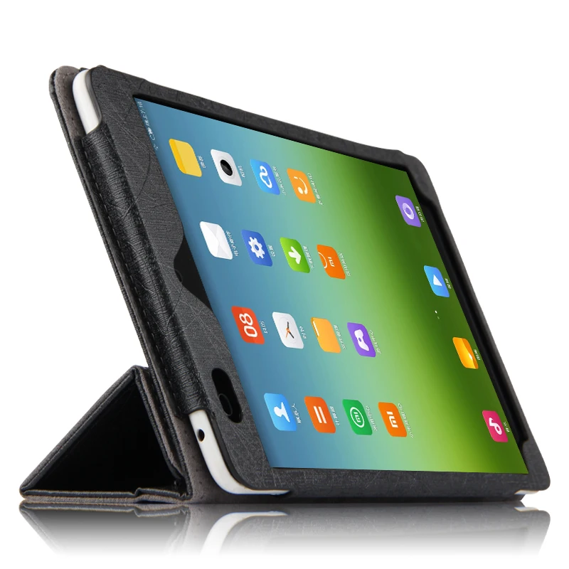 Тонкий Шелковый флип-чехол из ПУ кожи Магнитный умный чехол для сна Xiaomi Pad MiPad Mi 1