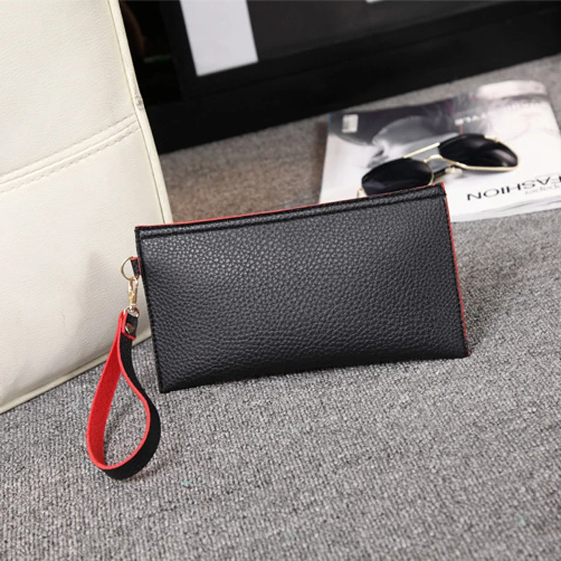 Модный женский кожаный кошелек на запястье Дамский для телефона Женский