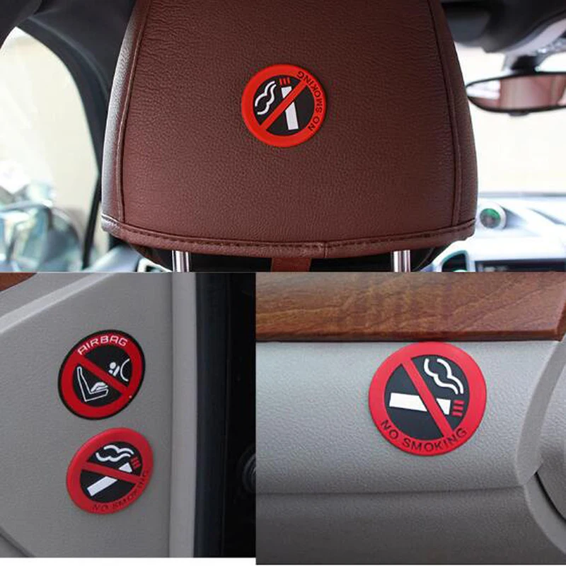 Автомобильный интерьер не предупреждение о блокиете курения Наклейка для Toyota Camry