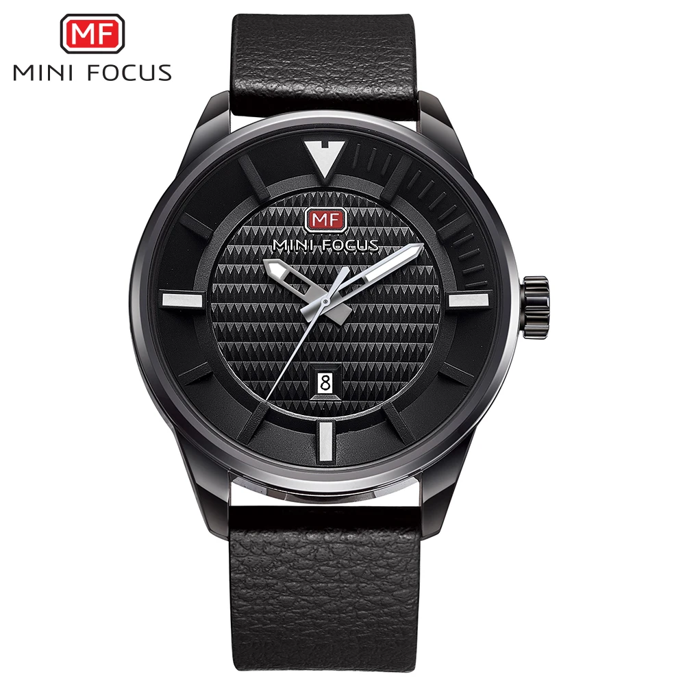 MINIFOCUS новые роскошные брендовые Мужские часы кварцевые мужские армейские