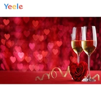 yeele wedding photocall bokeh heart lights wines photography backdrops personalized photographic backgrounds for photo studio