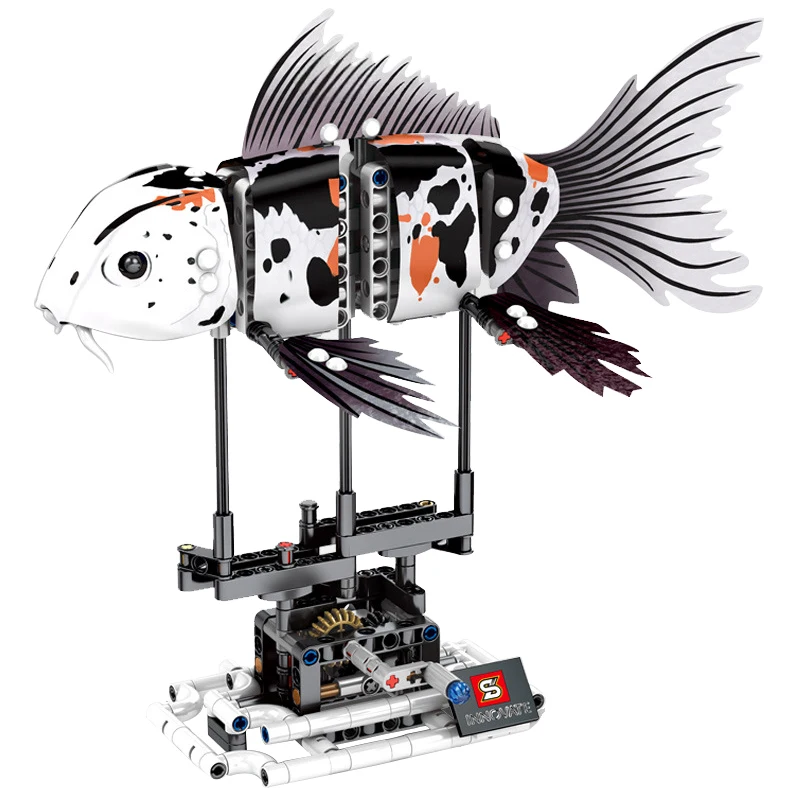 7006A Creator FORMA Ink Koi Skin/Koi/Splash Koi Skin/Shark Skin Technic строительные блоки игрушки для детей с - Цвет: 7006A