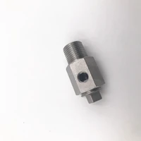 sight gauge adapter with plug 12 mpt x 18fpt stainless steel 304 homebrew hardware