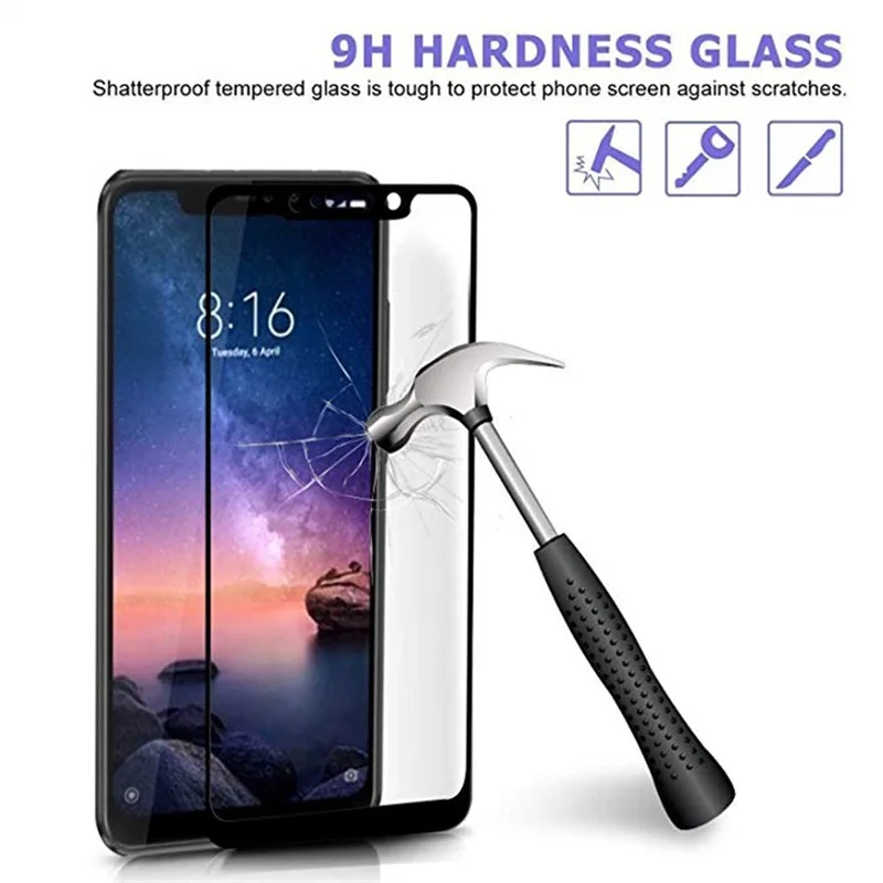 2 упаковки 9D полное покрытие закаленное стекло для Xiaomi Mi 9 8 SE A1 A2 5X 6X Lite Pocophone F1 Mix