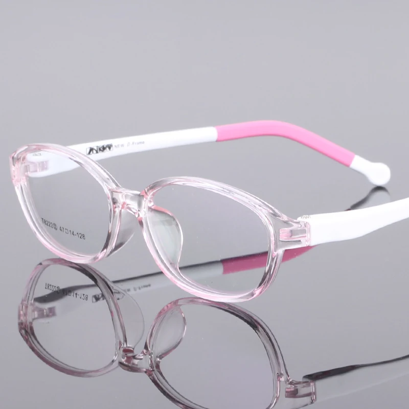 TR90 раструбные очки для мальчиков и девочек легкие с гибкой оправой детские по