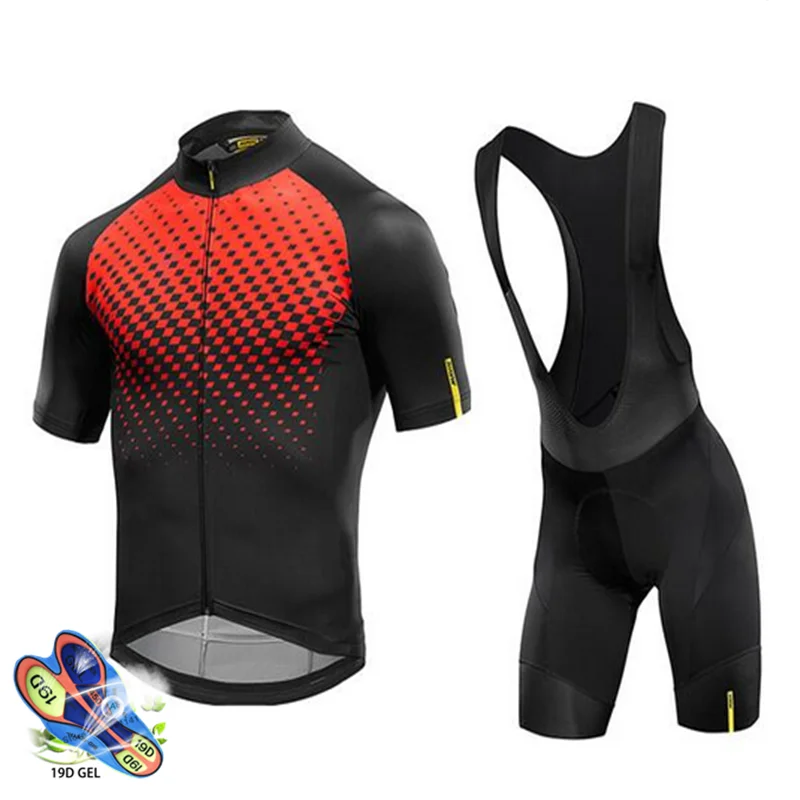 Short sleeve Set 5 Mavic одежда для велоспорта Pro Team одежда для шоссейного велосипеда одежда для гонок быстросохнущая Мужская футболка для велоспорта комплект Ropa Ciclismo Maillot - Цвет: Short sleeve Set 5