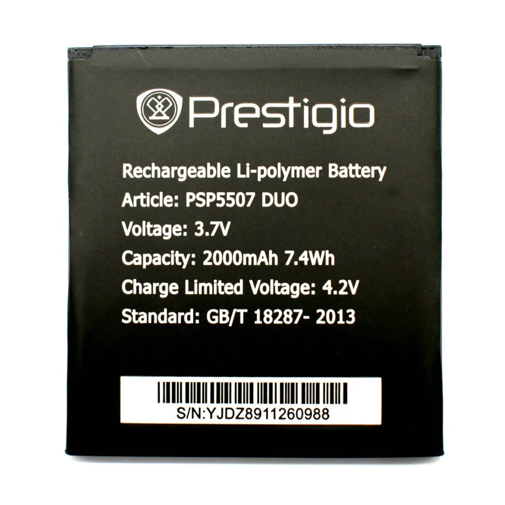Новая Емкость батареи телефона для Prestigio MultiPhone PSP5507 DUO 5507 аккумуляторная батарея