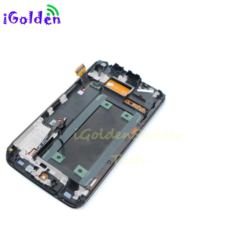 100% протестированный 5 1 ''SUPER AMOLED дисплей для SAMSUNG Galaxy S6 edge LCD G925 G925I G925F сенсорный