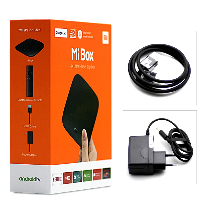 Оригинальный ТВ бокс Xiaomi MI 3 Android 6 0 2G/8G Smart 4K четырехъядерный HDR фильм