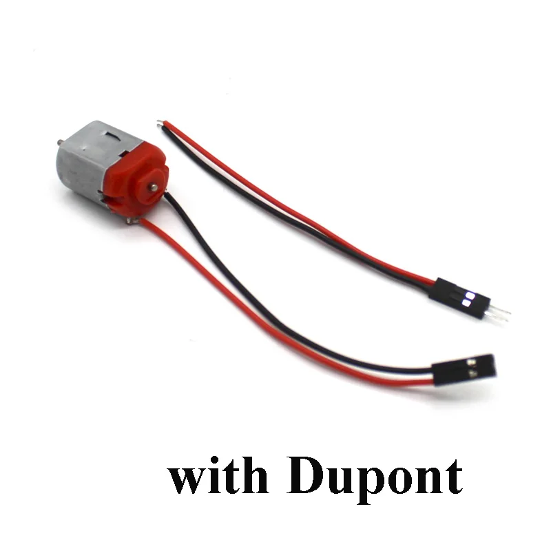 

10PCs Mini 130 Motor DIY W/ Weld Cable JST/Dupont/Crocodile Clip Connector Plug Wire 16500RPM 3V For RC Boat/Aircraft/Car