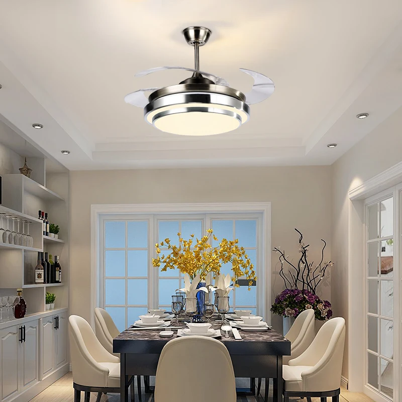 Современный потолочный вентилятор с подсветкой пульт дистанционного управления
