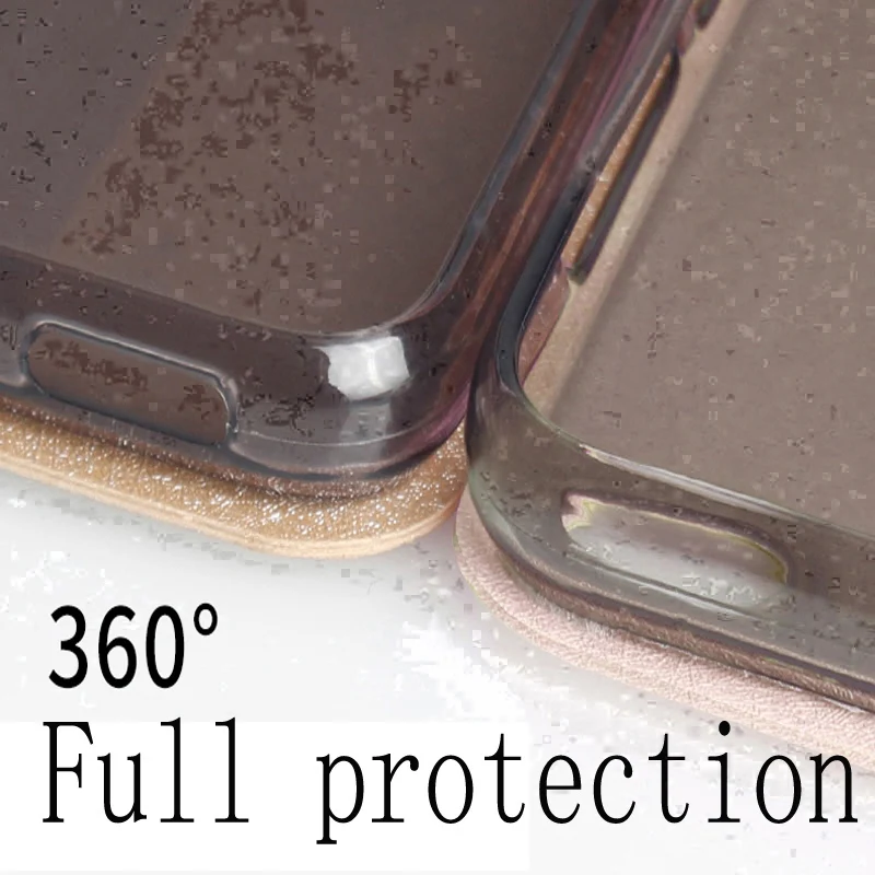 

2pcs View window PU leather case For ZTE Blade A3 A0616 cover shell BladeA3 phone cases For ZTE Blade A 3 flip case back cover