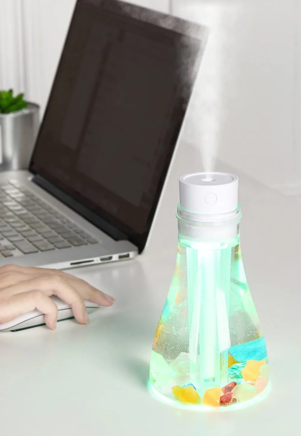 Светодиодный увлажнитель воздуха Wish Bottle Promise 500 мл ультразвуковой диффузор