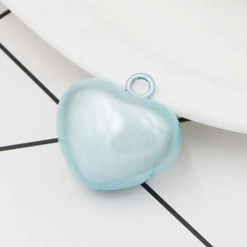 Blue Heart Мечтательное сердце Сакура закрыть кукла мерцание колокольчики Удачи Шарм Подвеска интимные аксессуары украшения ручной работы - Окраска металла: Blue Heart