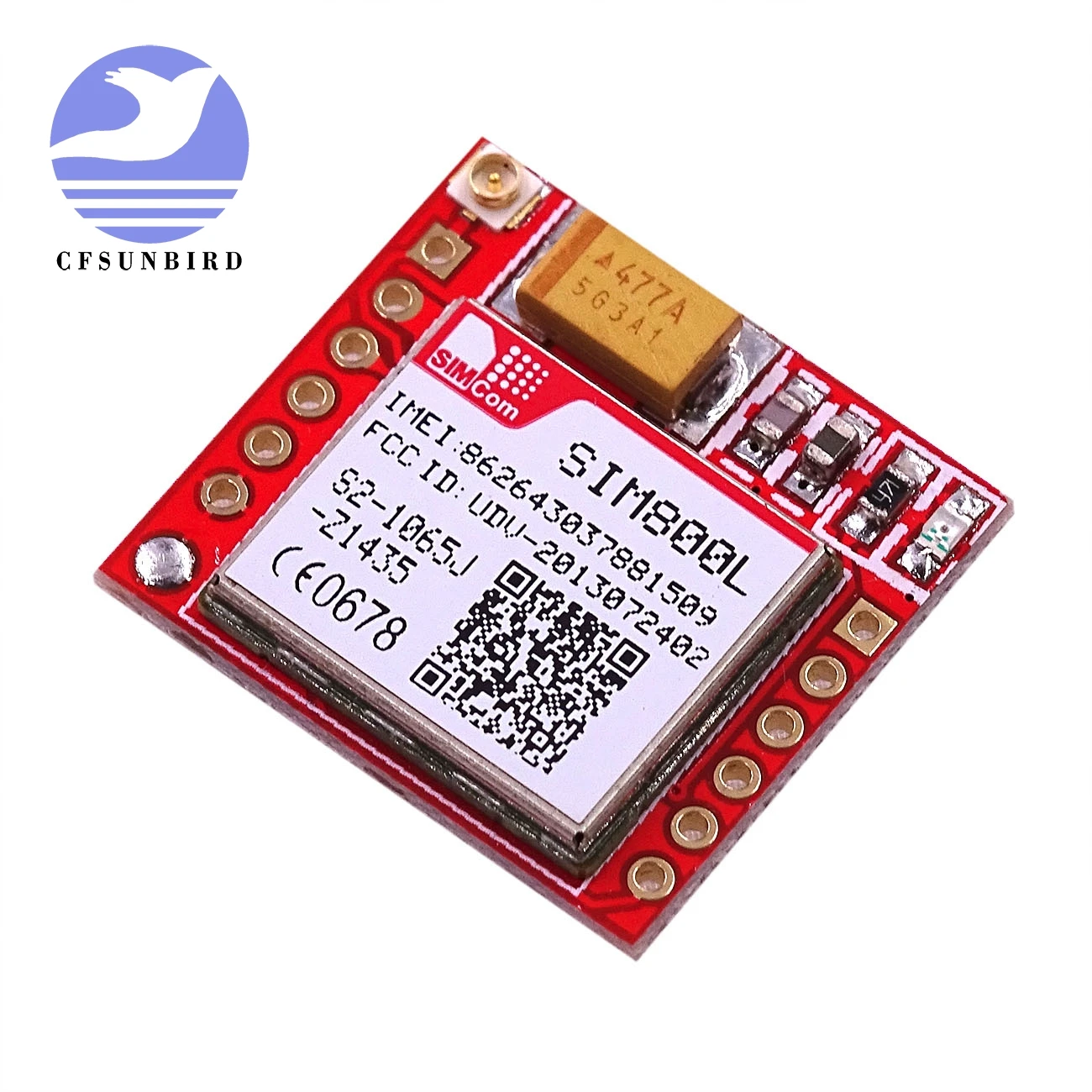 SIM800L GSM GPRS module 900m-1800m sms The message alarm CPU MCU test Core board microSIM | Электронные компоненты и