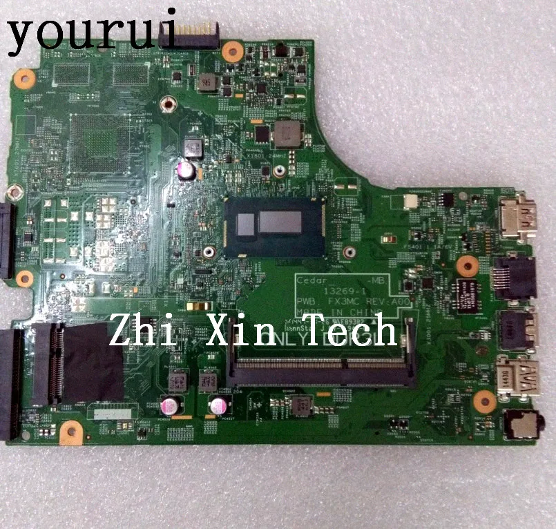 Yourui HRG70 0HRG70 CN для ноутбука Dell Inspiron 3442 3443 3542 3543 Mortherboard с процессором 2957U|Материнские