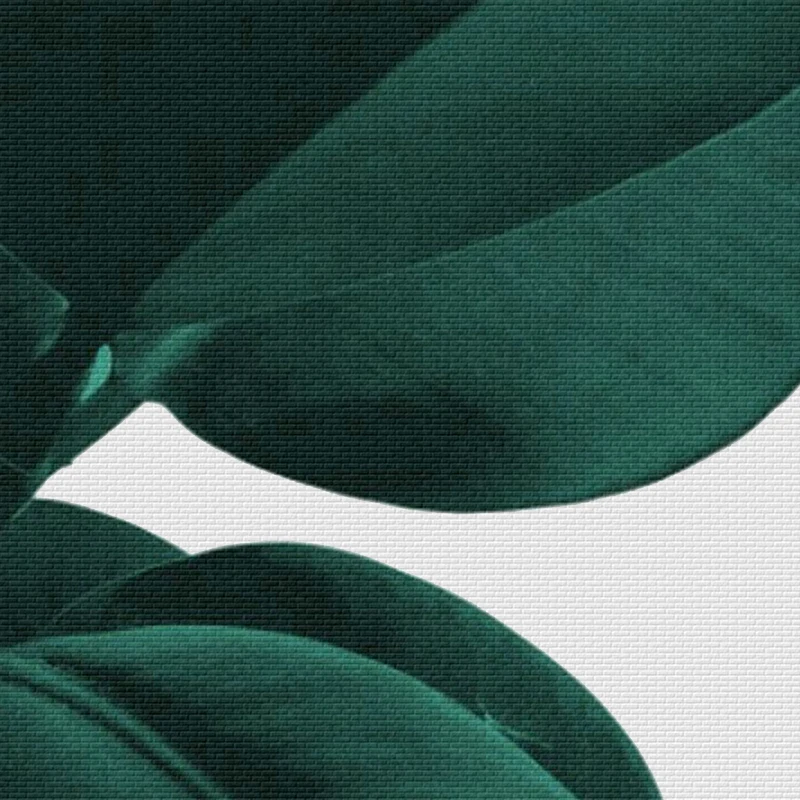 Северный стиль зеленый растение плакаты и принты Лист настенная живопись холст