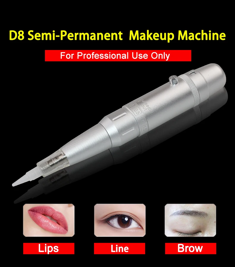 Permanent Makeup Eyebrow Machine Tattoo Gun Kit 35000R/min for 3D Eyebrow Lips Eyeliner Body Tattoo Art