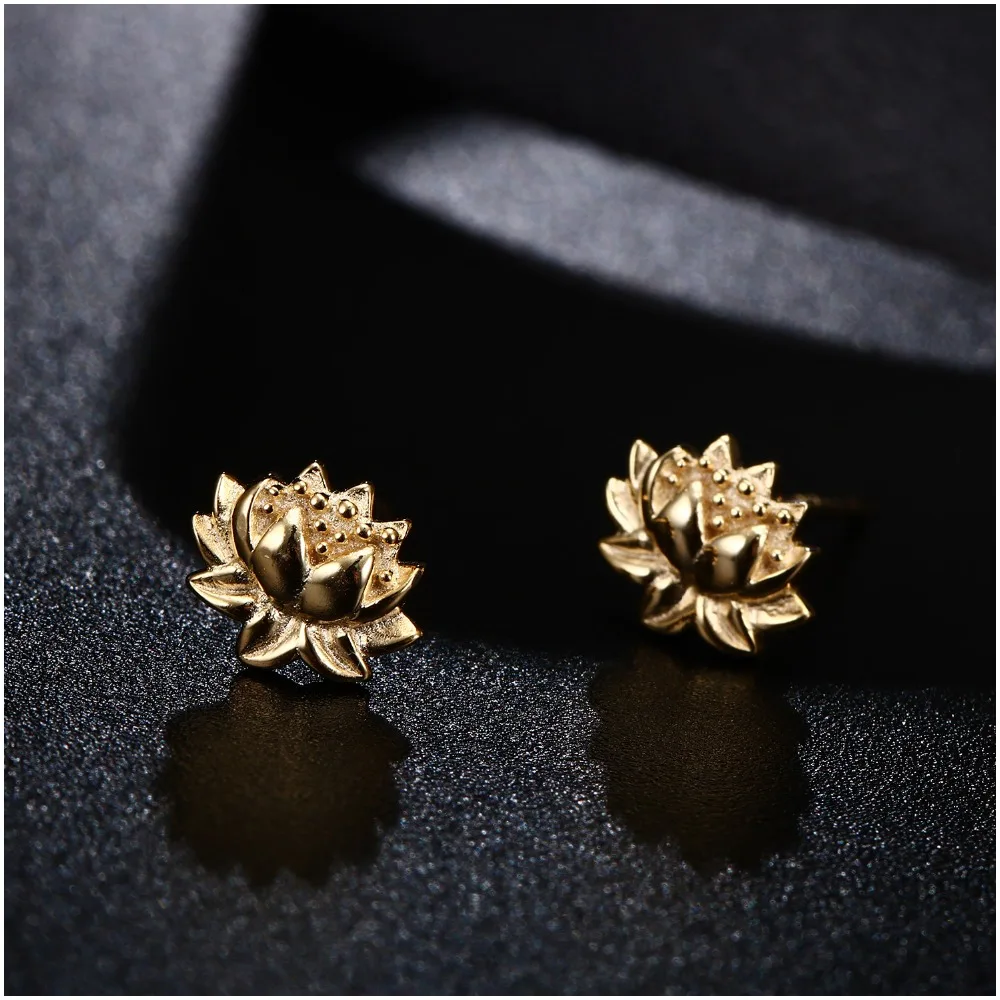 Женские серьги гвоздики в виде цветка серебро 925 пробы|flower stud earrings|stud earringsstud earrings
