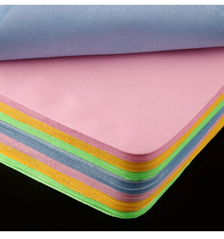 5 шт./Лот чистящие салфетки для очков из замши высокого качества 175*145