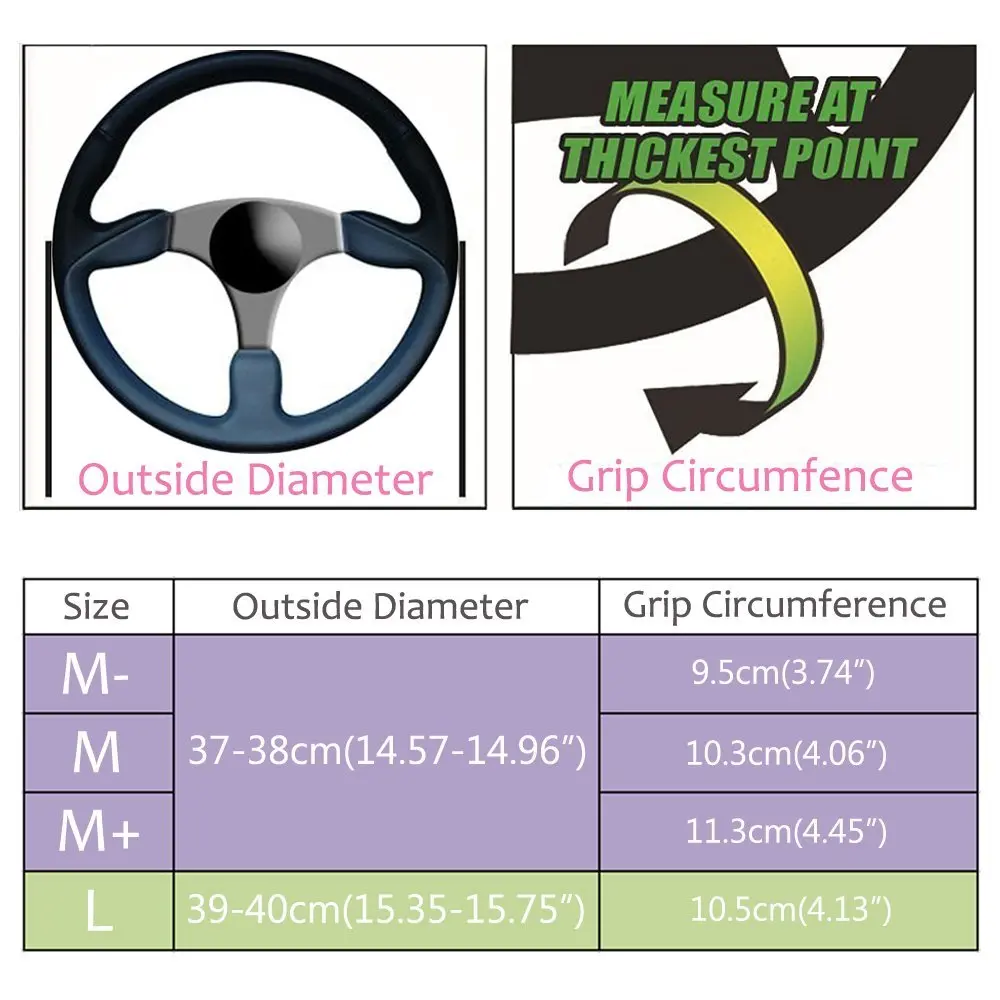 COGEEK DIY крышка рулевого колеса автомобиля с иглами и нитью искусственный кожаный