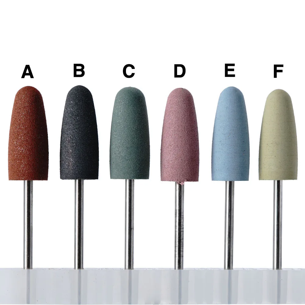 1 шт. силиконовая насадка для полировки ногтей сверло резак сглаживания и