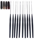 10 шт.лот, для фиксации косичек, 6,3 дюйма, длина крючка