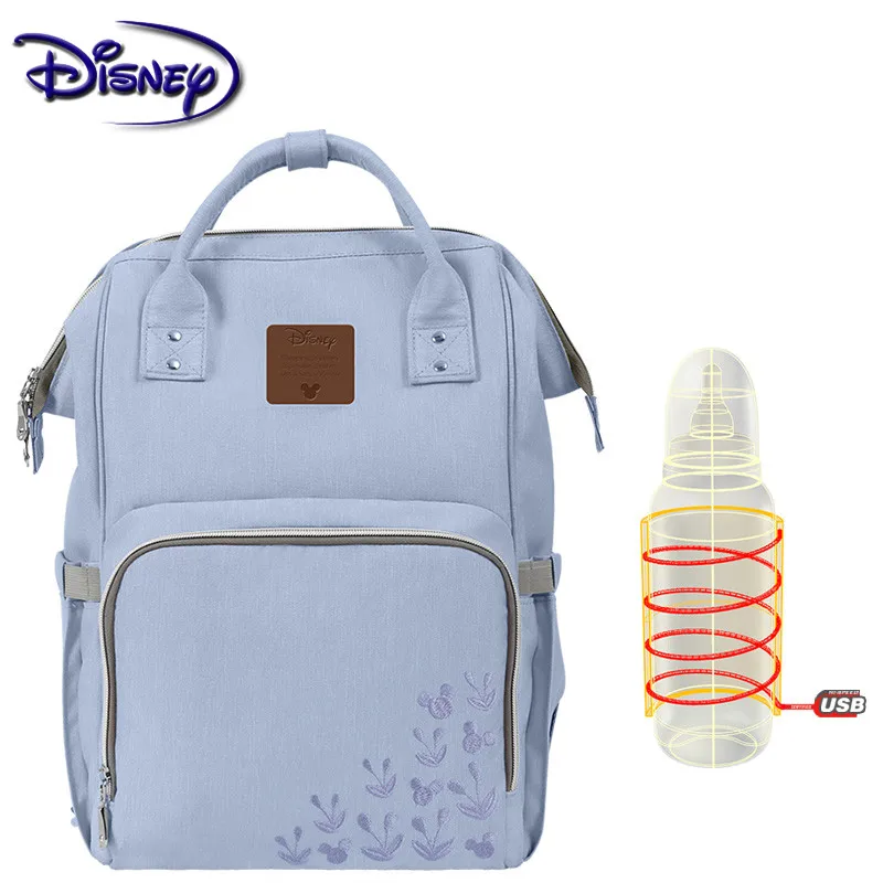 Сумка для подгузников Disney Minnie брендовый вместительный дорожный рюкзак с USB