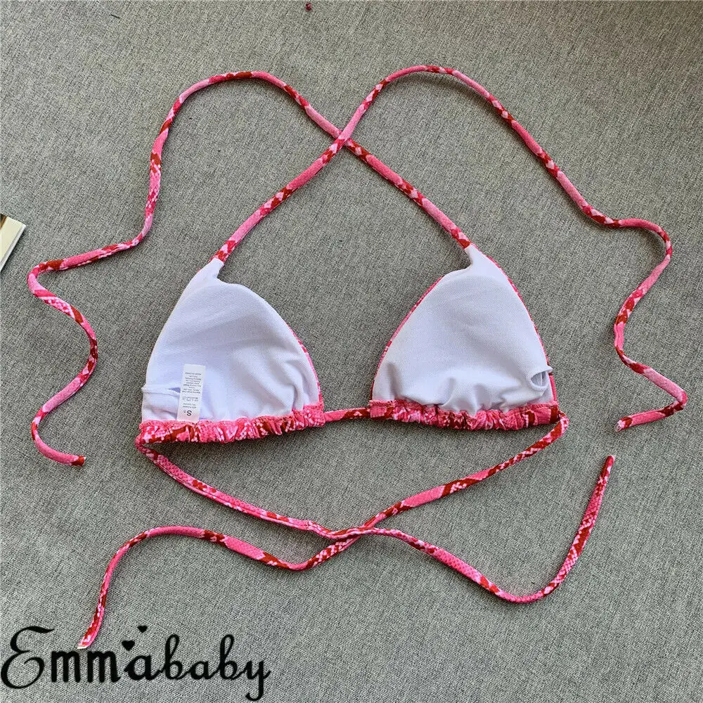 

Women Bikini Set Swimsuit High Waist Ladies Bathing Suit Swimwear Beachwear