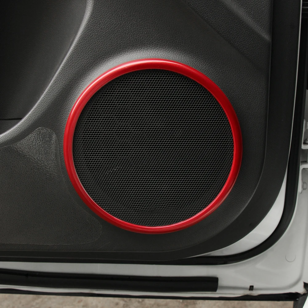 Автомобильная интерьерная дверь стереомагнитола кольцо отделка блестки