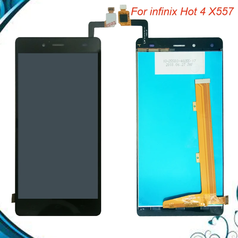 100% протестирован ОК для infinix Hot 4 X557 и ZERO 3 X552 полный ЖК дисплей сенсорный экран в