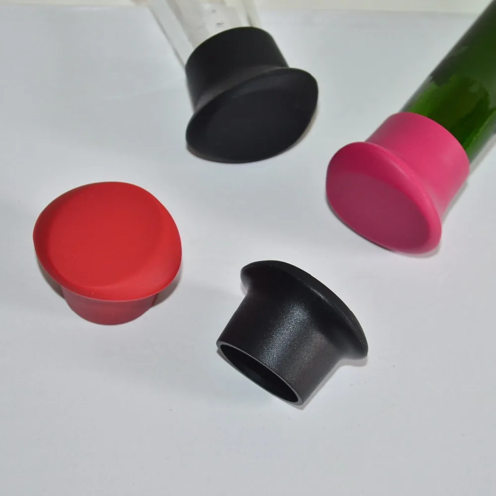 Bpa free Силиконовая пробка для красного вина герметики бутылок без утечки крышка
