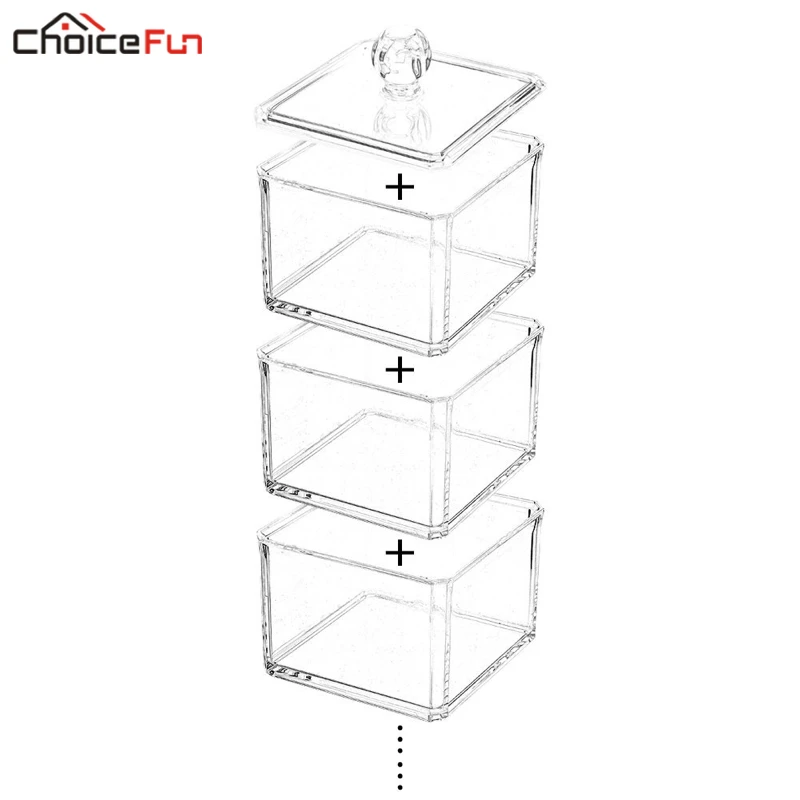 CHOICEFUN куб для дома маленький прозрачный дисплей организованный косметический