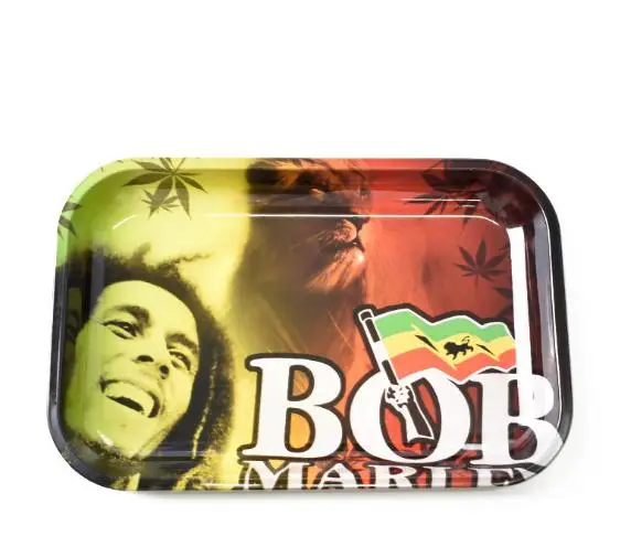 28cm*18cm Rolling Tray for Rolling Paper Tobacco Cigarette Smoke Water Smoking Pipe Herb Grinder Accessories Hookah Chicha - Цвет: bob1