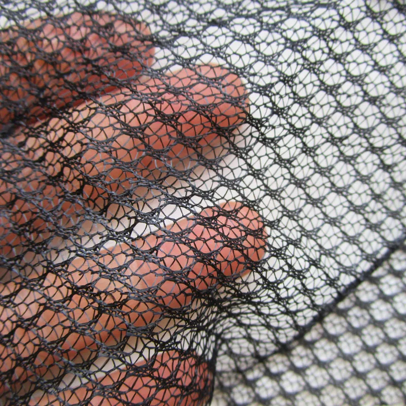 1 ярд Высококачественная тонкая сетчатая ткань спортивная модная сумка вязаная