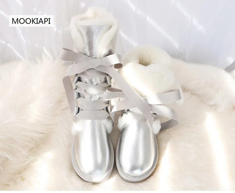 Новейшие зимние сапоги высокого качества в Европе 2019 г. Натуральная овчина 100%