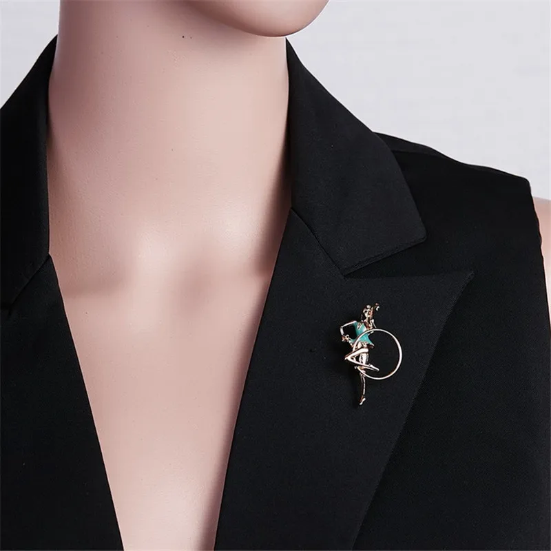 Стильная Элегантная Брошь для тренажерного зала ювелирное изделие спортсменов