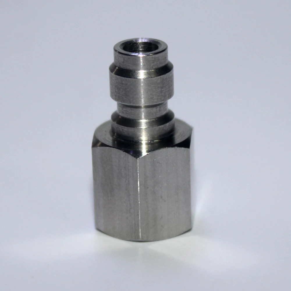 Пейнтбол Airsoft PCP пневматический пистолет Quick Disconnect брандспойт адаптер нить 1/8NPT 1/8BSP M10* 1 Нержавеющая сталь заполните сосок