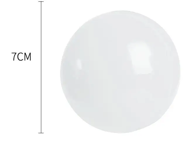 50pcs white 7cm 50 шт Детские Безопасные мягкие пластиковые шарики, Детские шарики для игры в океан, черные, белые, серые антистрессовые шарики для бассейна, детские игрушки в подарок - Цвет: 50pcs white 7cm