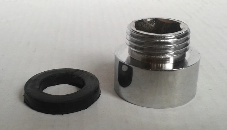 Хромированная латунь соединительная муфта для труб от 3/4 до 1/2 дюйма медная