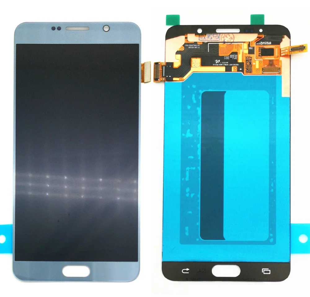 Супер AMOLED ЖК-дисплей для samsung Galaxy Note 5 N920 N920C N920V N920F N9200 ЖК-дисплей кодирующий преобразователь сенсорного экрана в сборе
