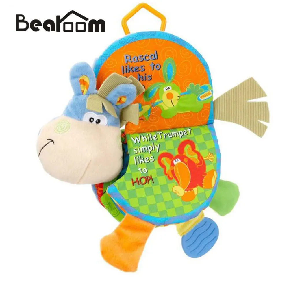 Bearoom набор игрушек тканевая книга для раннего развития Прорезыватель игрушка