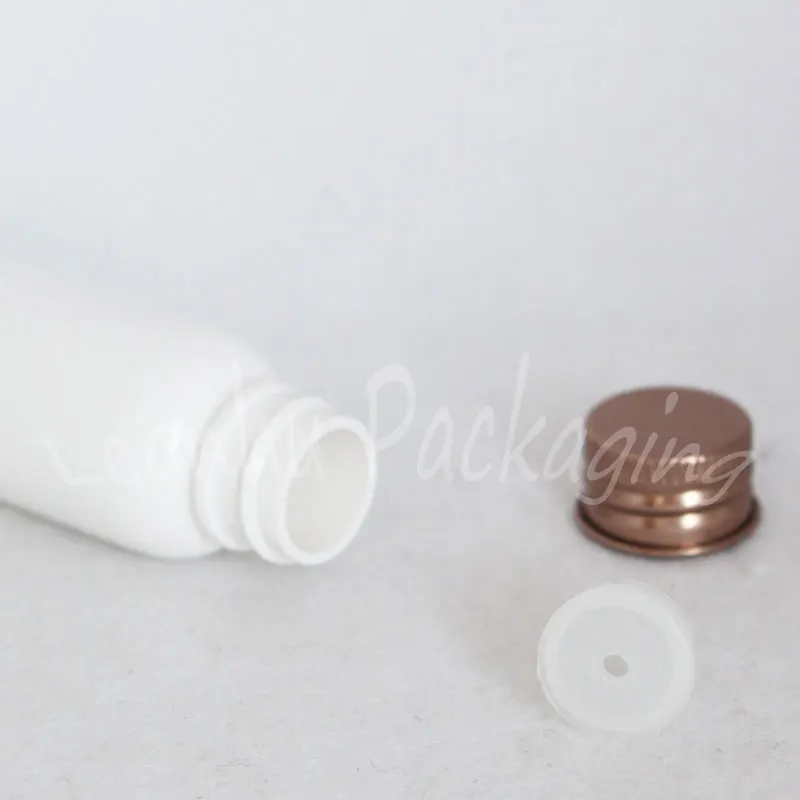 30ML White Round Plastic Bottles Aluminum Cap 30CC Empty Cosmetic Container Lotion / Toner Travel Sub-bottling ( 50 PC/Lot ) | Красота и