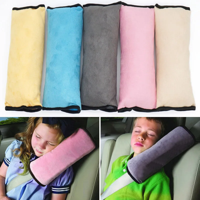 

Hot 2Pcs Soft Suede Seat Belt Shoulder Pad Universal Shoulder Strap Covers for Kids Adults JLD