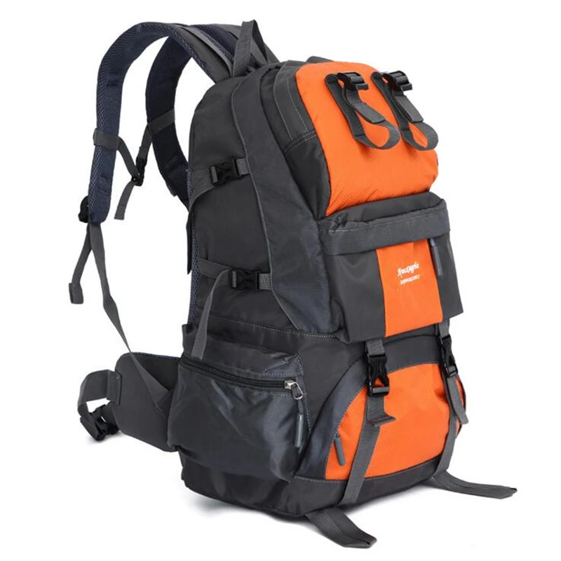 

50L Outdoor Rucksack bags women&men waterproof nylon backpack travel Hiking Mountaineering bag packs mochila free shipping D26