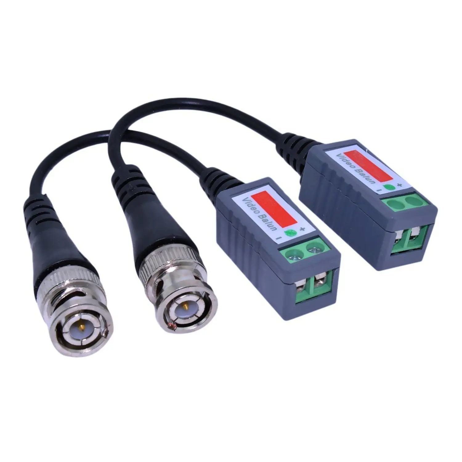 10pair 20pcs/lot Twisted Video Balun Passive Transceivers 3000FT Distance UTP BNC Cable Cat5 CCTV XR649 | Безопасность и защита