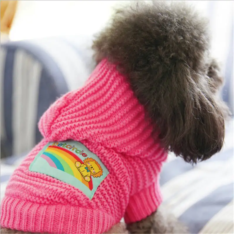 Теплое пальто для домашних животных куртка французского быка Толстовка щенка