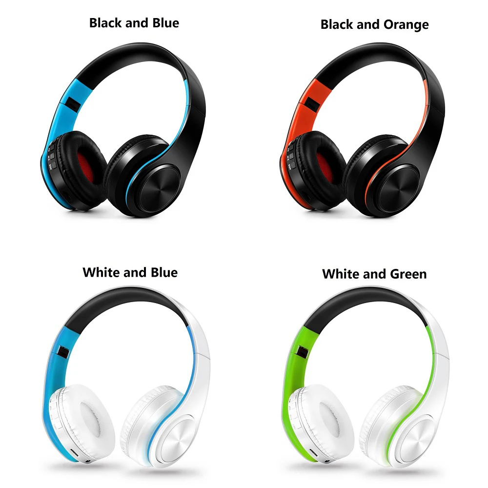 Bluetooth-наушники TOPROAD складные с микрофоном поддержка TF FM-радио | Электроника